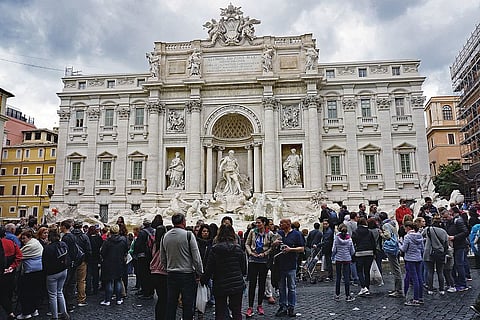 Rome's Trevi Fountain is a classic example of an attraction becoming the victim of its own success, with massive crowds each day.