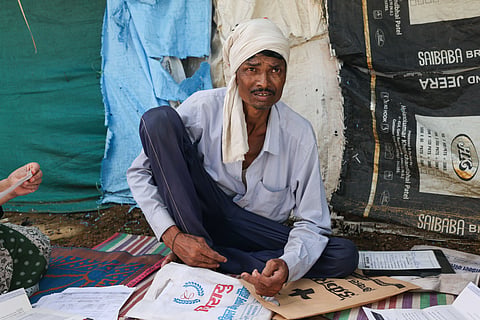 Lachu Lal Gond was treated for tuberculosis for almost seven years before being diagnosed with silicosis in 2022.