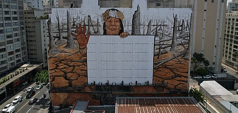We need all tools — technology, science, and art — to stop the climate emergency, says artist Mundano