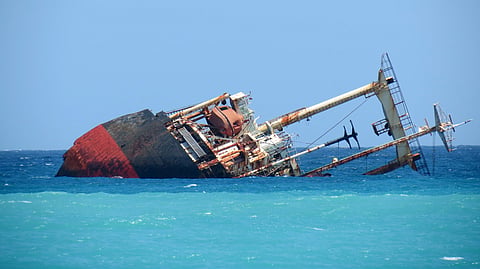 Wreck of ship destroyed in the deadly 2004 Indian Ocean Tsunami
