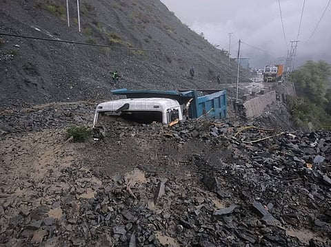 Massive flash floods in Jammu and Kashmir’s Ramban wash away NH-44 at 5 locations; three people killed