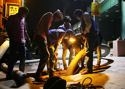 Inequalities of caste and contract in sewage work in Delhi-NCR
