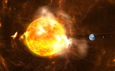 Before this study, a solar flare from AD 775 was widely considered the most extreme event ever recorded in tree-ring archives.