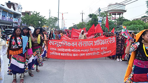 Since 2013, members of Tharu tribe have struggled to get access to forest resources in Uttar Pradesh's Lakhimpur Kheri district