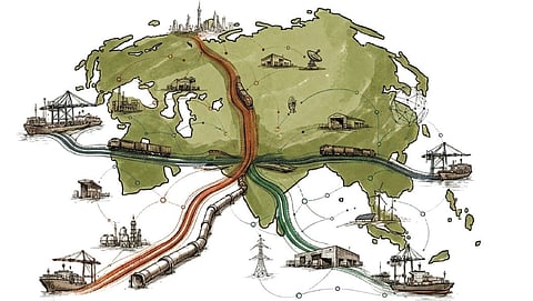 Making of Eurasia’s gateway network
