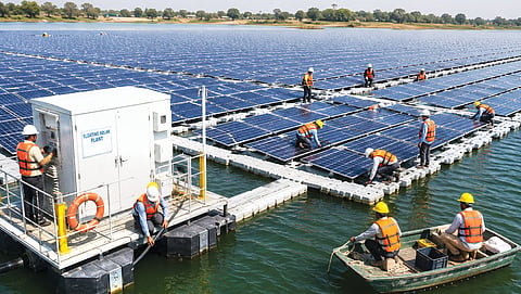 Waterborne solar