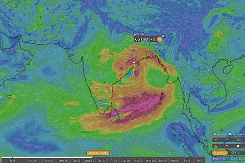 Possible cyclone in Bay of Bengal next week