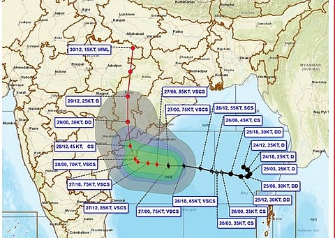 Cyclone Arnab is forecast to cross the Andhra Pradesh coast between Bapatla and Visakhapatnam on Wednesday