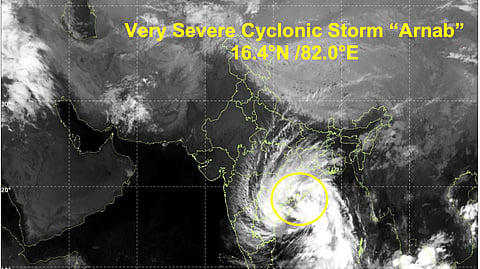 Cyclone Arnab stalls near Andhra Pradesh coast, raising fears of extreme rainfall and flooding