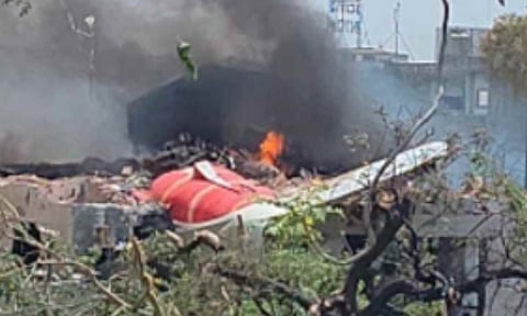 Ahmedabad plane crash (PTI) 