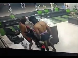 A screenshot of the Chaddi gang from the CCTV footage