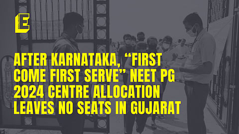 What is happening in Gujarat with NEET PG aspirants?