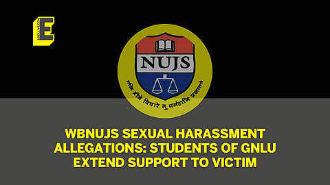 GNLU students shared solidarity statement on Instagram