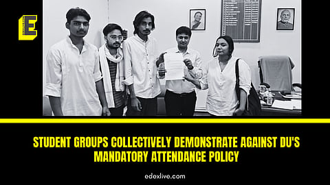 Students submit memorandum to the Dean of Students' Welfare, DU.