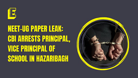 NEET-UG paper leak: CBI arrests principal, vice principal of school in Hazaribagh