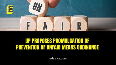 Ordinance for the prevention of unfair means