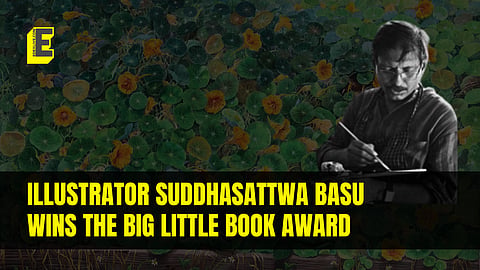 Illustriator Suddhasattwa Basu wins the Big Little Book Award