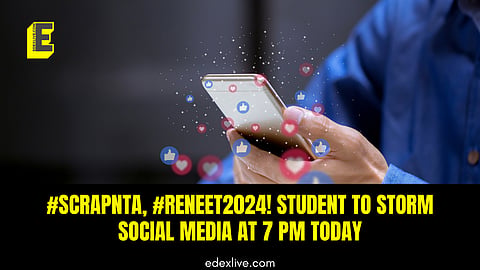 Social storm againt NEET UG 2024.