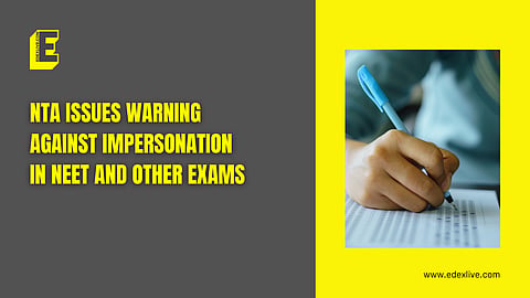 The notice states, "Some unscrupulous elements are misusing the name of the NTA"