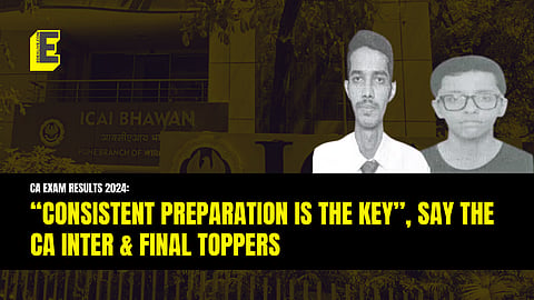 “Consistent preparation is the key”, say the ICAI CA Inter & Final toppers