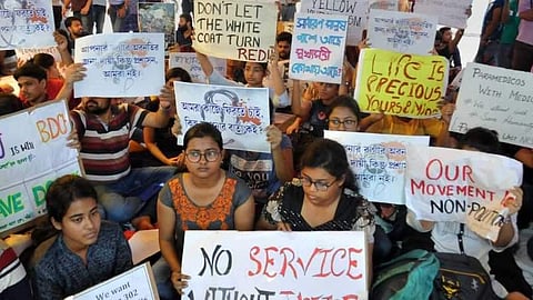 Junior doctors on protest