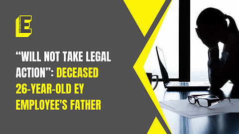 "During her audit of Bajaj Auto, she would work till 12.30 am...": Deceased 26-year-old EY employee's father