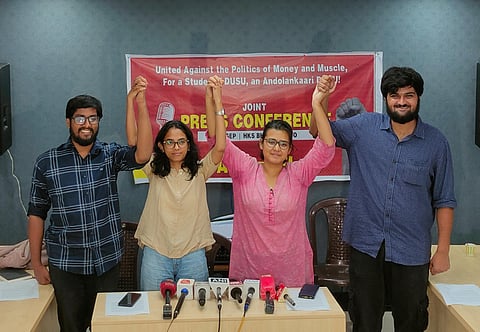 SFI and AISA announced their alliance for upcoming DUSU elections