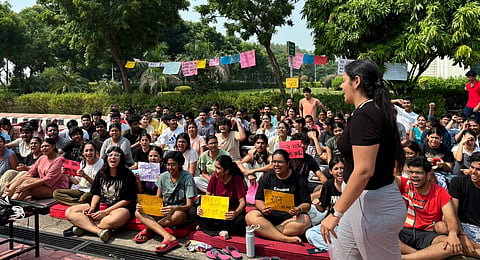 Students protesting