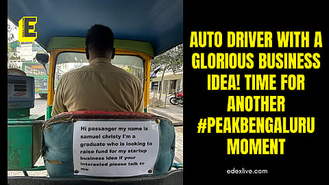 This is a new #peakbengaluru moment