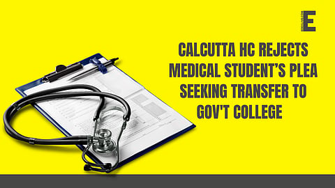 Calcutta HC rejects medical student’s plea