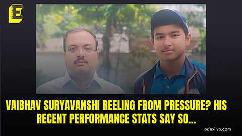 Vaibhav Suryavanshi reeling from pressure?