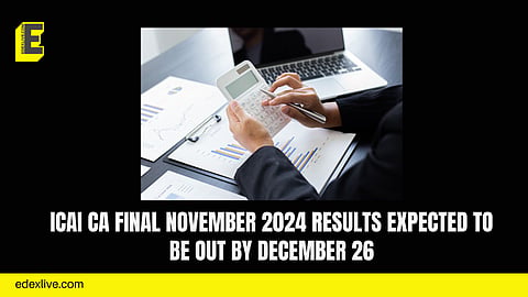 ICAI CA Final November 2024 results