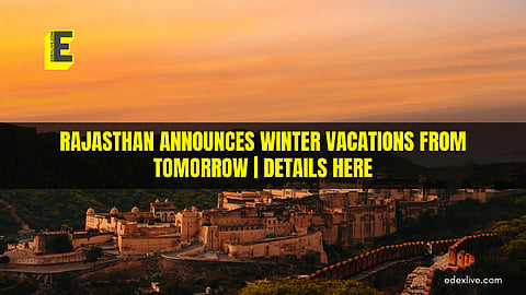 Rajasthan winter vacation begins tomorrow