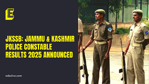 JKSSB released police constable 2025 result