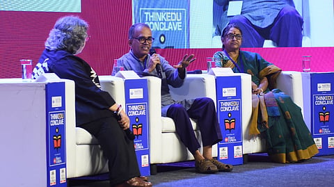 Dr Sudha Seshayyan, Director, SASTRA University and
Dr K Sivaprasad, VC, APJ Abdul Kalam Technological University (KTU)