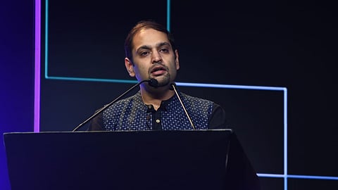 Tanuj Bhojwani, Head, People + AI in a session chaired by Kaveree Bamzai, Senior Journalist at ThinkEdu Conclave 2025 on January 28, 2025.