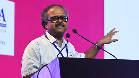 Prof Balaraman Ravindran, Head, WSAI, IIT Madras, speaking at ThinkEdu Conclave 2025