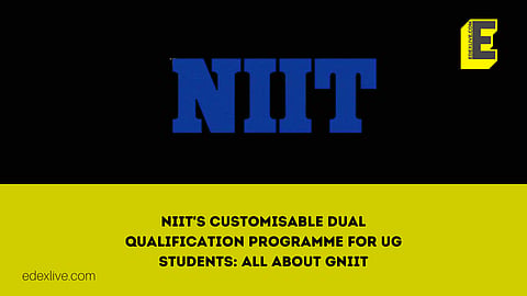 NIIT's customisable dual qualification programme for UG students: All about gNIIT