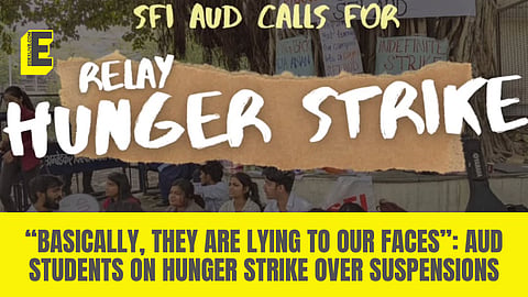 Hunger strike call by SFI AUD
