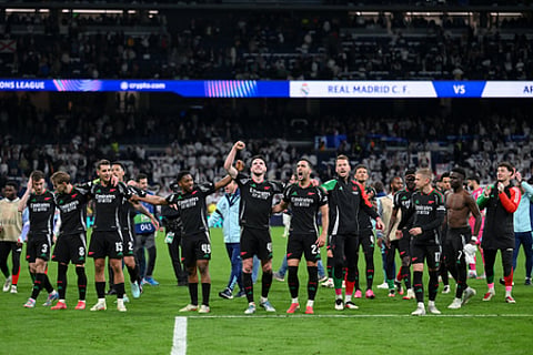 Marli Salmon makes his Champions League debut for Arsenal at 16