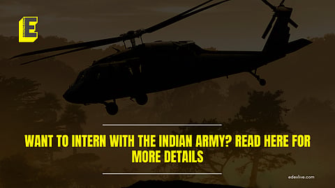 Indian Army internship opportunities