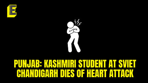 Punjab: Kashmiri student at SVIET Chandigarh dies of heart attack