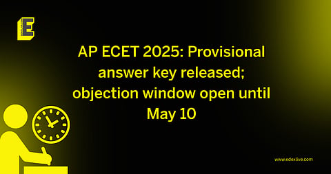 AP ECET 2025 releases provisional answer key