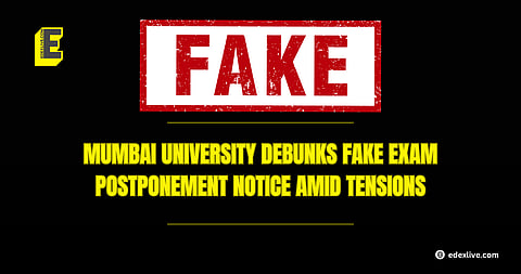 Mumbai University debunks fake exam postponement notice