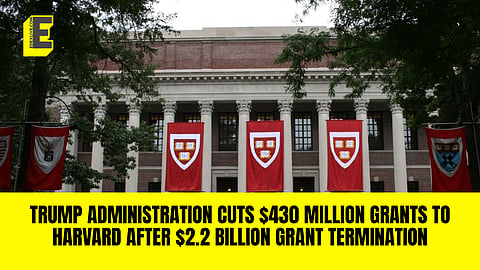 Trump administration cuts $430 million grants to Harvard