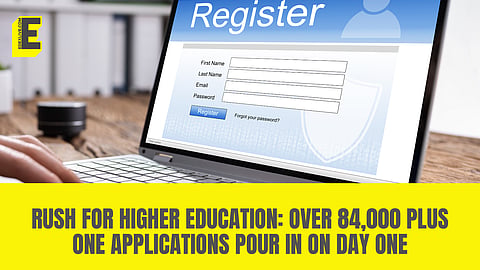 Though more than 1 lakh candidate logins have been created, not all have completed their online confirmations yet.