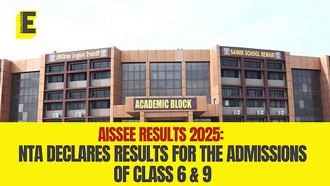 AISSEE results 2025 declared for the commencement of admissions of Class 6 & 9 across India