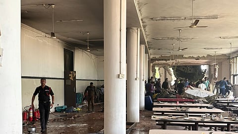 Visuals from BJMC hostel mess on Thursday, June 12
