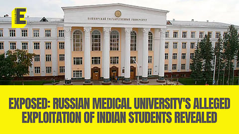 A damning video circulating on social media has exposed the disturbing reality faced by hundreds of Indian medical students at Bashkir State Medical University in Ufa, Russia.
