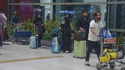 Indian Students being evacuated from Iran